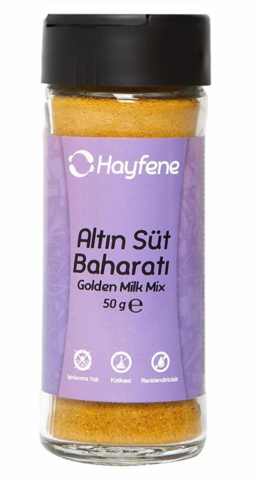 HAYFENE ALTIN SÜT BAHARAT KARIŞIMI 50 GR HAYFENE ALTIN SÜT BAHARAT KARIŞIMI 50 GR
