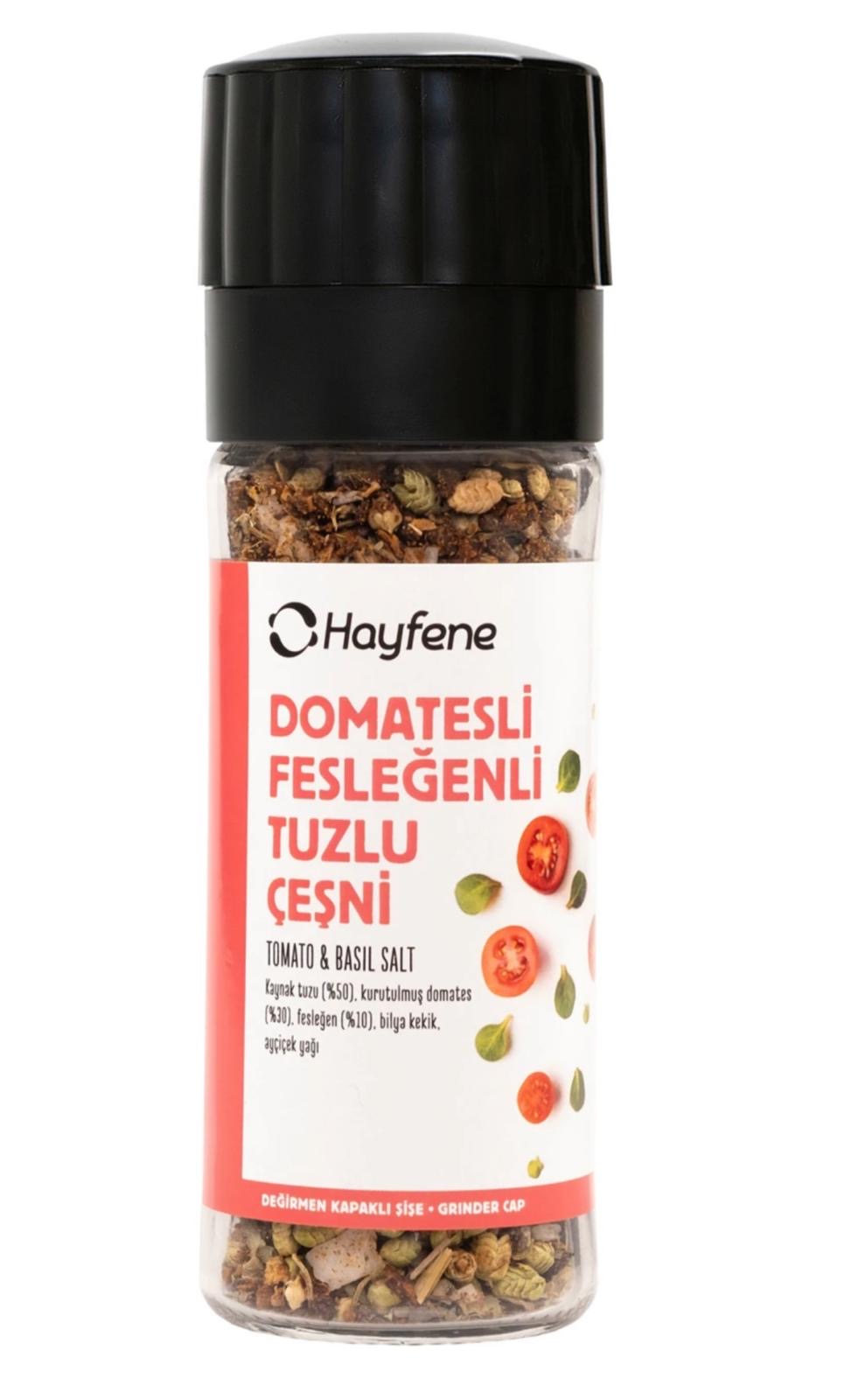 HAYFENE DOMATESLİ FESLEĞENLİ TUZLU ÇEŞNİ 55 GR HAYFENE DOMATESLİ FESLEĞENLİ TUZLU ÇEŞNİ 55 GR